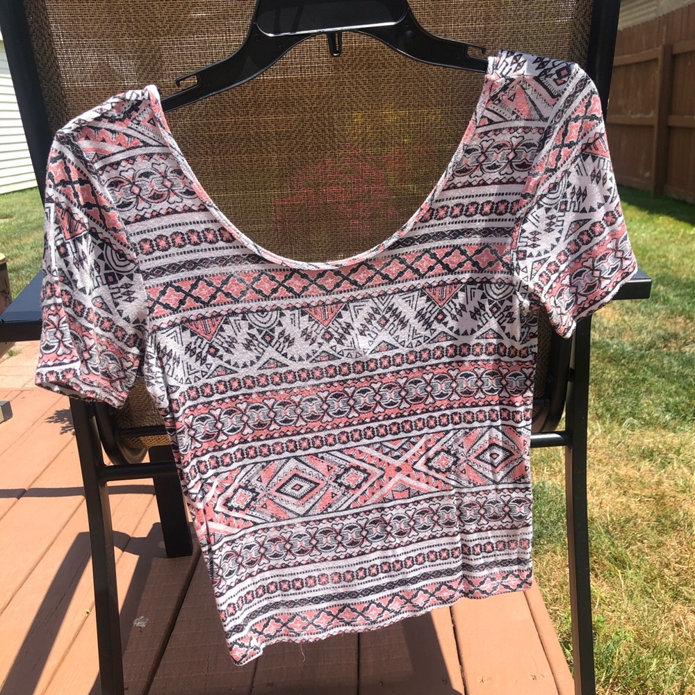 Aztec Crop Top